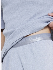 River Island Grey Marl Waffle T-Shirts Set - Image 4 of 4