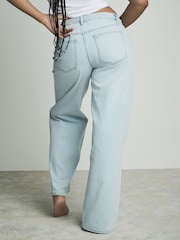 Bleach 100% Cotton Hourglass Wide Leg Jeans - Image 2 of 2