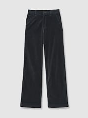 Paige Velvet Wide-Leg Trousers - Image 2 of 6