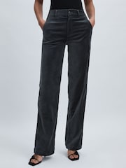 Paige Velvet Wide-Leg Trousers - Image 3 of 6