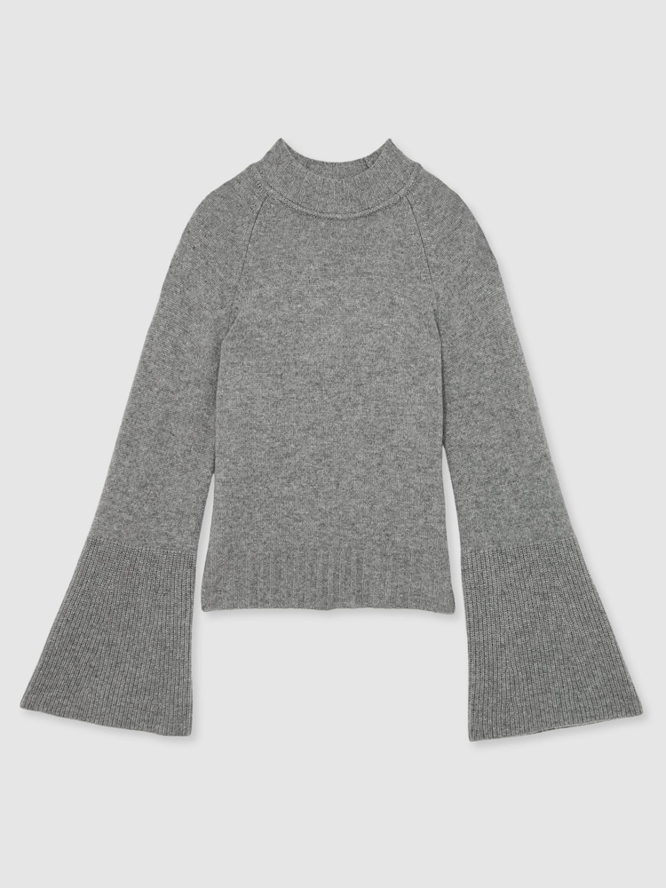Paige 100% Cashmere High-Neck Jumper - Image 2 of 7
