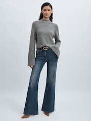 Paige 100% Cashmere High-Neck Jumper - Image 3 of 7