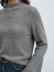 Paige 100% Cashmere High-Neck Jumper - Image 4 of 7