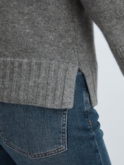 Paige 100% Cashmere High-Neck Jumper - Image 5 of 7