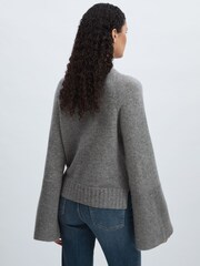 Paige 100% Cashmere High-Neck Jumper - Image 6 of 7