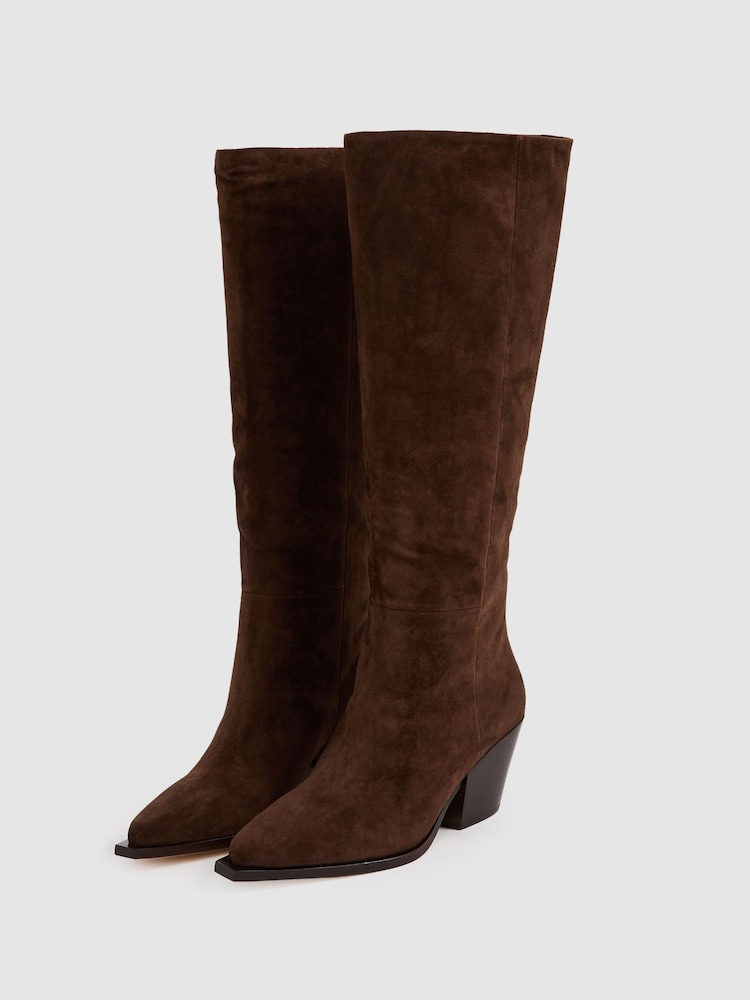 Paige Suede Knee-High Boots - Bild 2 von 4