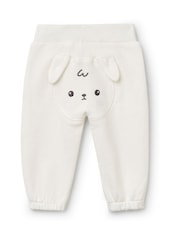 Benetton Baby Animal Print Fleece 100% Cotton Leggings - Image 1 of 3