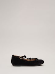 Phase Eight Black Velvet Shoes - Image 3 of 6