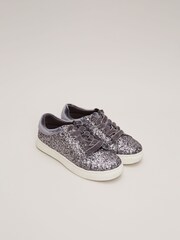 Phase Eight Grey Glitter Trainers - Image 2 of 4