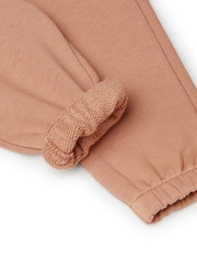 Brun - Benetton Bébé Imprimé animal Fleece 100% Coton Leggings - Image 3 de 3