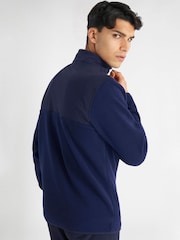 أزرق - Calvin Klein Golf Hybrid Polar Fleece - صورة 2 من 8