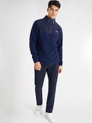 أزرق - Calvin Klein Golf Hybrid Polar Fleece - صورة 3 من 8