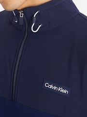 أزرق - Calvin Klein Golf Hybrid Polar Fleece - صورة 4 من 8