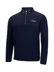 أزرق - Calvin Klein Golf Hybrid Polar Fleece - صورة 5 من 8