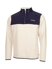 بني - Calvin Klein Golf Hybrid Polar Fleece - صورة 5 من 8