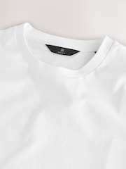 Blanco - Corte slim - Regular Fit Signature SUPIMA® Cotton Crew Neck T-Shirt - Imagen 5 de 6