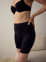 Black Menopause Friendly Cooling Cotton Shorts - Image 2 of 2