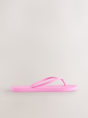 self. Pink Self. Beach Flip Flops - Image 6 of 9