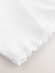 White Menopause Friendly Cooling Cotton Shorts - Image 8 of 9