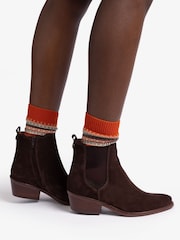 Penelope Chilvers Rove Suede Chelsea Chocolate Boots - Image 1 of 5