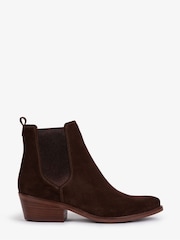 Penelope Chilvers Rove Suede Chelsea Chocolate Boots - Image 2 of 5