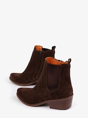 Penelope Chilvers Rove Suede Chelsea Chocolate Boots - Image 3 of 5