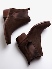 Penelope Chilvers Rove Suede Chelsea Chocolate Boots - Image 4 of 5