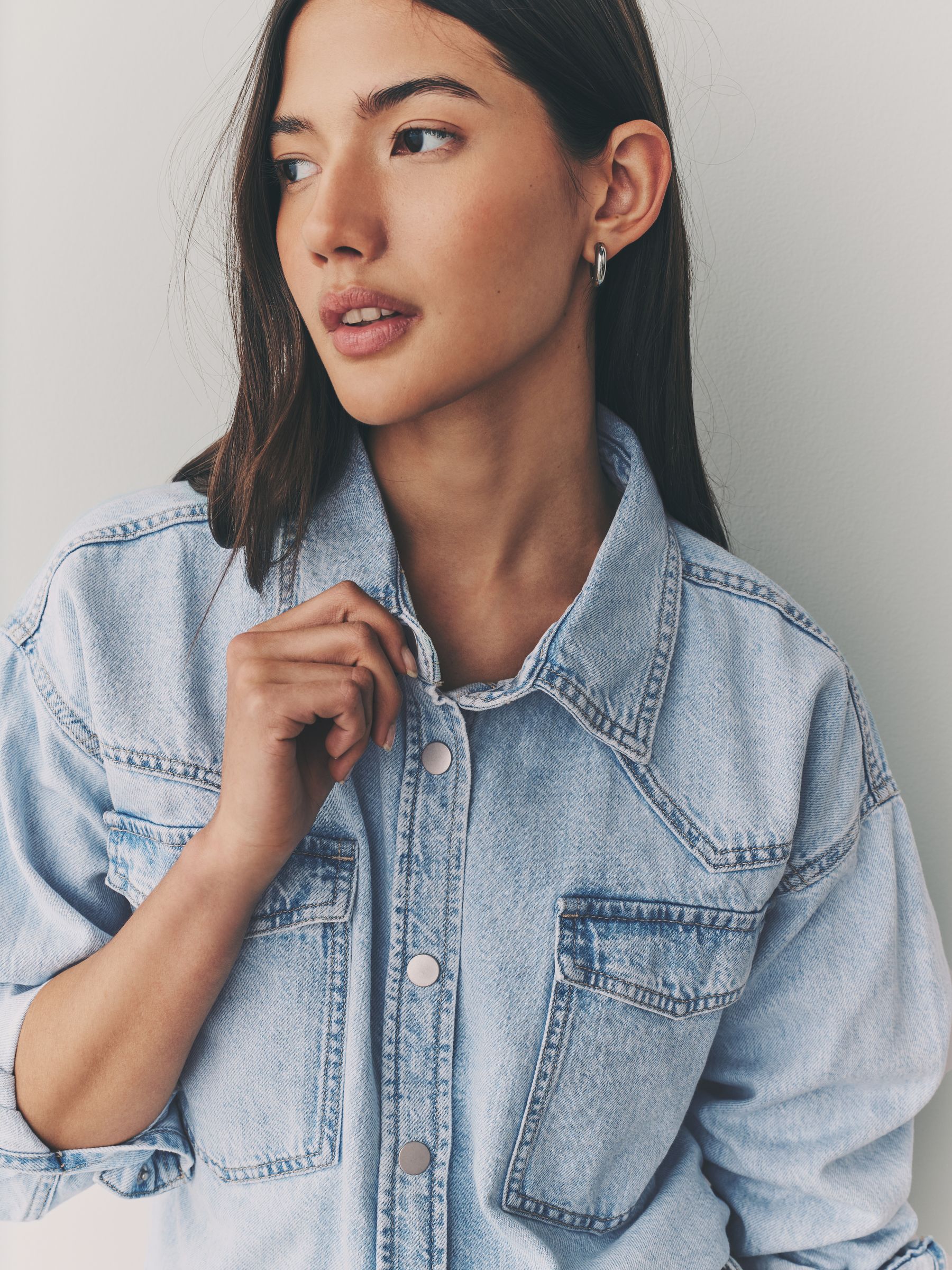 トップス L'Appartement BLEACH DENIM SHIRTS L'Appartement BLEACH DENIM SHIRTS - メルカリ