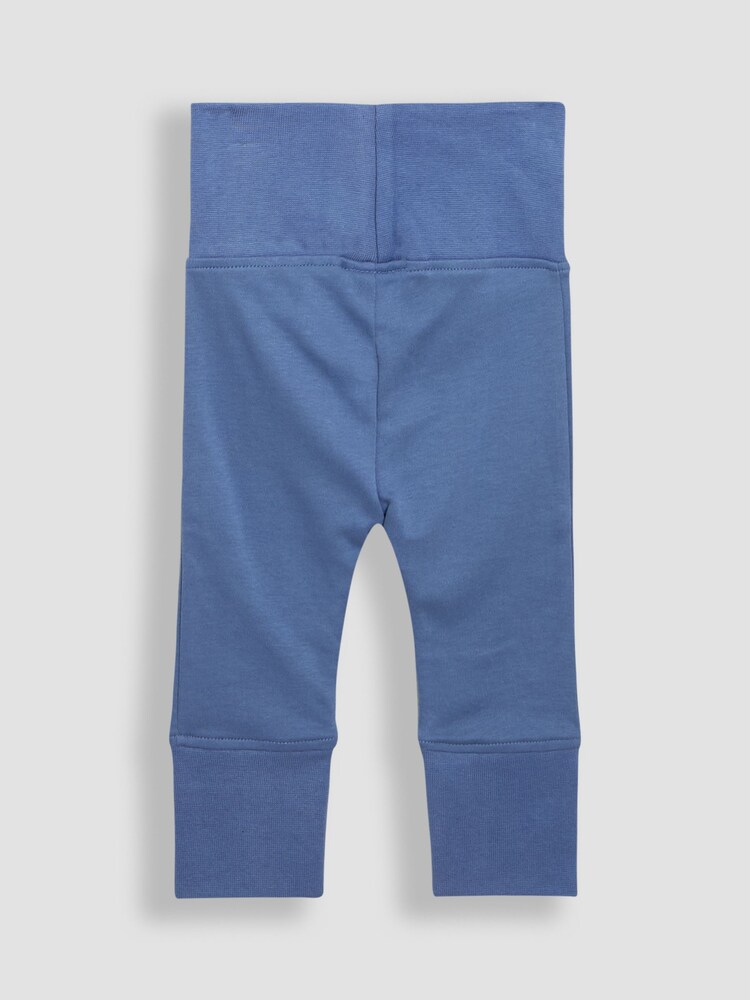 JoJo Maman Bébé Denim Cotton 3-Piece Body 100% Cotton Trousers and Hat Set - Image 8 of 8