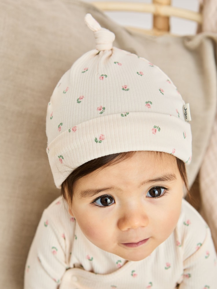 JoJo Maman Bébé Natural 3 Piece Body Trousers and Hat Set - Image 2 of 9