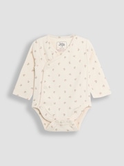 JoJo Maman Bébé Natural 3 Piece Body Trousers and Hat Set - Image 4 of 9
