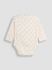 JoJo Maman Bébé Natural 3 Piece Body Trousers and Hat Set - Image 5 of 9
