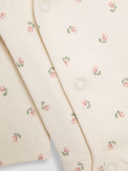 JoJo Maman Bébé Natural 3 Piece Body Trousers and Hat Set - Image 9 of 9