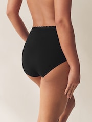 Black Menopause Friendly Cooling Cotton Full Knickers - Image 3 of 7