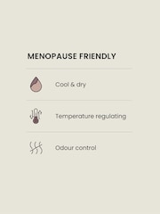 Black Menopause Friendly Cooling Cotton Full Knickers - Image 4 of 7