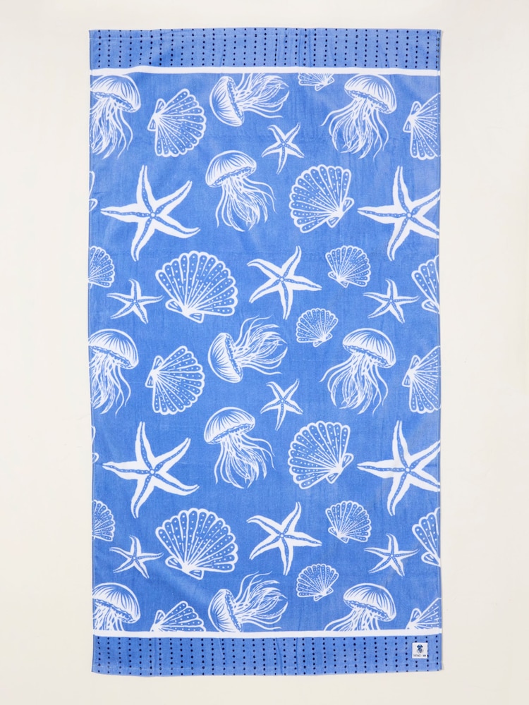 Blue MCS Beach Towel - Image 1 of 2