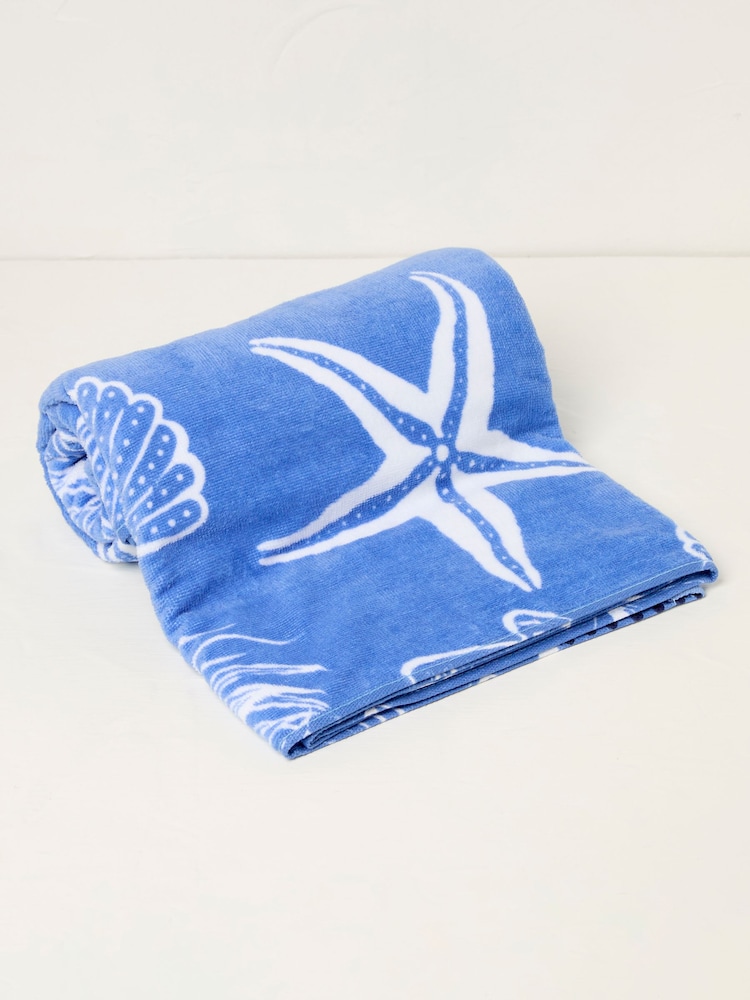 Blue MCS Beach Towel - Image 2 of 2