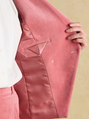 Fernhill Pink Corduroy Double Breasted Blazer - Image 4 of 11