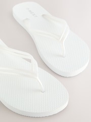 White Beach Flip Flops - Image 3 of 5