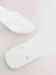White Beach Flip Flops - Image 5 of 5