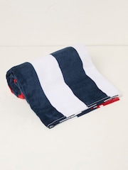 FatFace Navy Lobster Printed Beach Towel - Image 2 of 2
