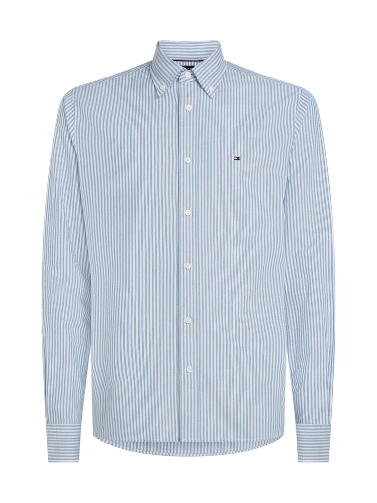 Tommy Hilfiger Blue Heritage Oxford Shirt - Image 2 of 5