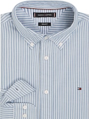 Tommy Hilfiger Blue Heritage Oxford Shirt - Image 4 of 5