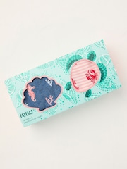 FatFace Blue 2 Pairs of Sea Life Socks in a Box - Image 2 of 2