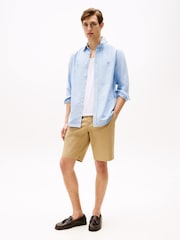 Tommy Hilfiger Blue Solid Heritage Oxford Shirt - Image 4 of 8