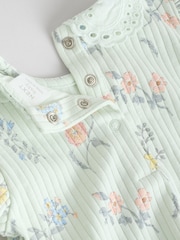 Pink and White Floral Baby Jersey Short Sleeve Tops 3 Pack - Image 11 of 11