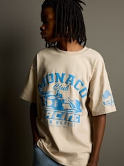 Stone Monaco Racing Relaxed Fit Short Sleeve Graphic Print T-Shirt (3-16yrs) - Image 1 of 8