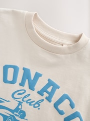 Stone Monaco Racing Relaxed Fit Short Sleeve Graphic Print T-Shirt (3-16yrs) - Image 7 of 8