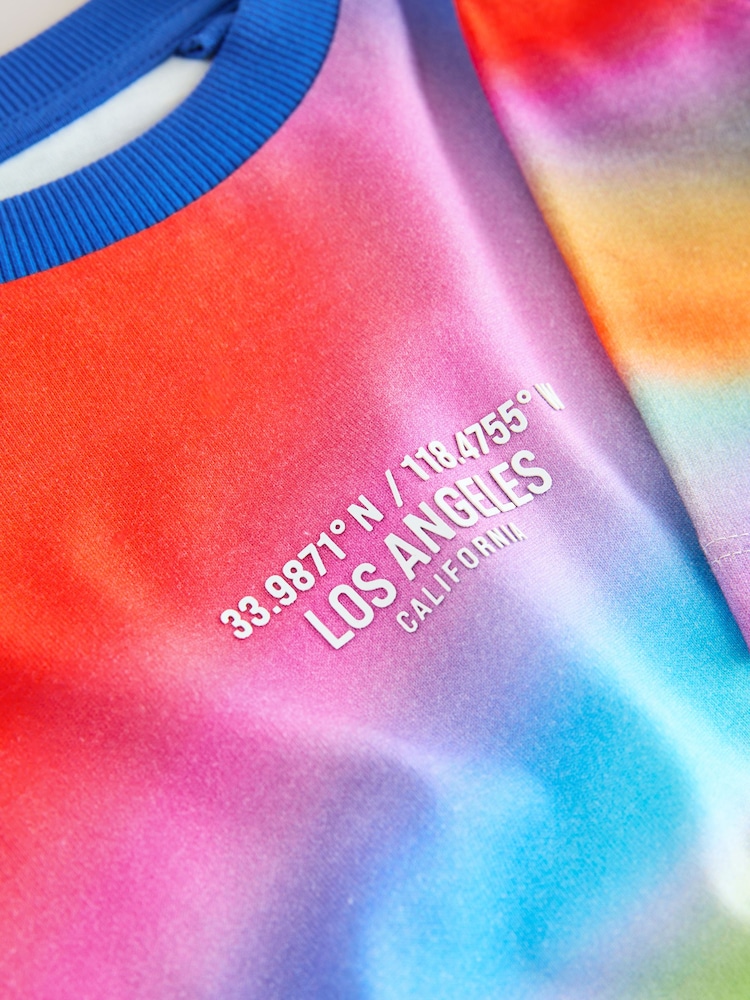 Multicolor brillantes - Camiseta de corte estándar y manga corta con estampado integral (3-16 años) - Imagen 4 de 4 Multicolor brillantes - Camiseta de corte estándar y manga corta con estampado integral (3-16 años) - Imagen 4 de 4
