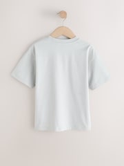Controlador gris - Camiseta holgada de manga corta con estampado gráfico (3-16 años) - Imagen 2 de 4